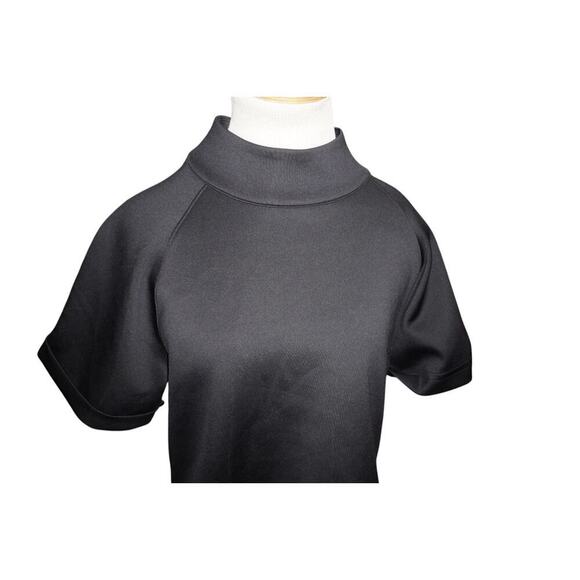 Athleta Black Mock Neck Short Sleeve Pullover Top – Size Small - Picture 3 of 11
